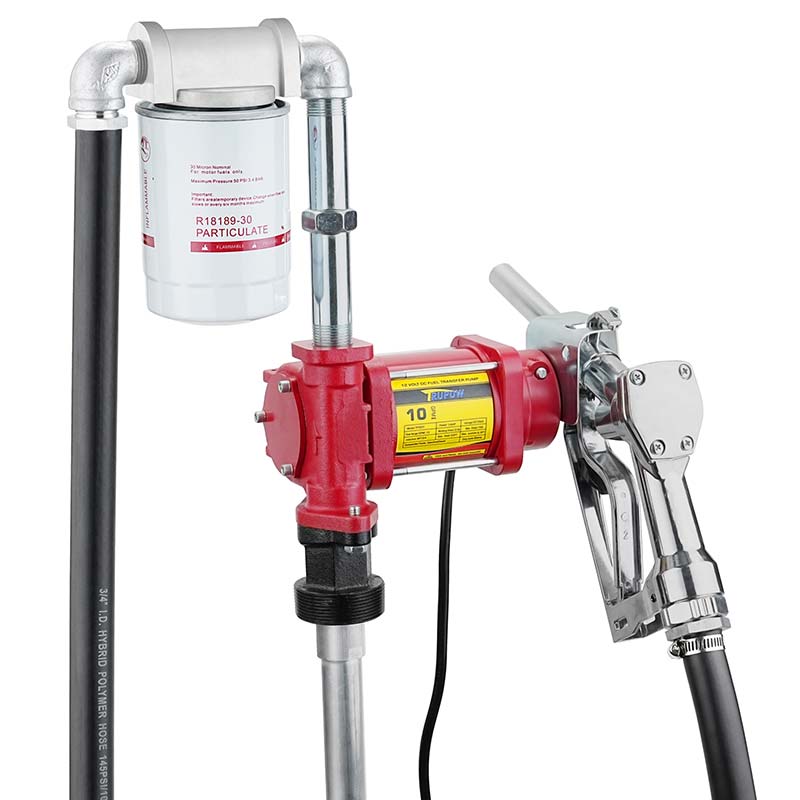 Комплект насоса для перекачки палива на 12 В з насадкою